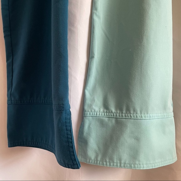 Greys Anatomy By Barco Scrub Bottoms Wide Leg Caribbean blue Size XL - Picture 4 of 13